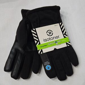 Isotoner Men's‎ Active Smart Touch Gloves Medium Thermaflex Sporty Touchscreen